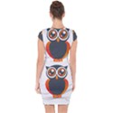 Owl Logo Capsleeve Drawstring Dress  View2