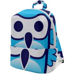 Owl Logo Clip Art Zip Up Backpack by Ket1n9