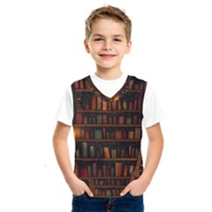 Books Library Kids  Basketball Tank Top by Ket1n9