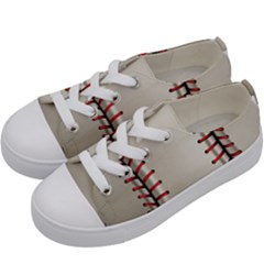 Baseball Kids  Low Top Canvas Sneakers by Ket1n9