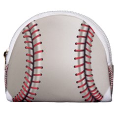 Baseball Horseshoe Style Canvas Pouch by Ket1n9