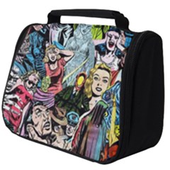 Vintage Horror Collage Pattern Full Print Travel Pouch (big) by Ket1n9