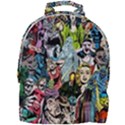 Vintage Horror Collage Pattern Mini Full Print Backpack View1