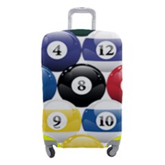 Racked Billiard Pool Balls Luggage Cover (small) by Ket1n9