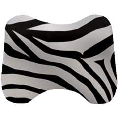 White Tiger Skin Head Support Cushion