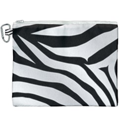 White Tiger Skin Canvas Cosmetic Bag (xxxl) by Ket1n9