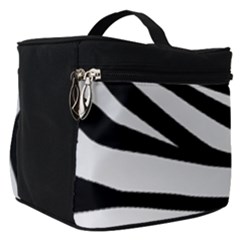 White Tiger Skin Make Up Travel Bag (small) by Ket1n9