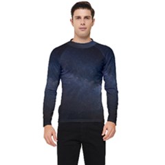 Cosmos Dark Hd Wallpaper Milky Way Men s Long Sleeve Rash Guard by Ket1n9