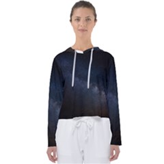 Cosmos Dark Hd Wallpaper Milky Way Women s Slouchy Sweat by Ket1n9