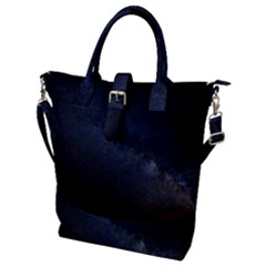 Cosmos Dark Hd Wallpaper Milky Way Buckle Top Tote Bag by Ket1n9