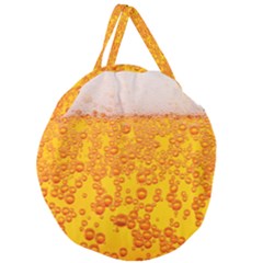 Beer Alcohol Drink Drinks Giant Round Zipper Tote by Ket1n9