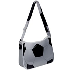 Soccer Ball Zip Up Shoulder Bag by Ket1n9