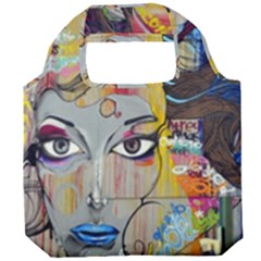 Graffiti Mural Street Art Painting Foldable Grocery Recycle Bag by Ket1n9
