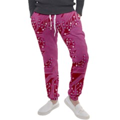 Pink Circuit Pattern Men s Jogger Sweatpants by Ket1n9