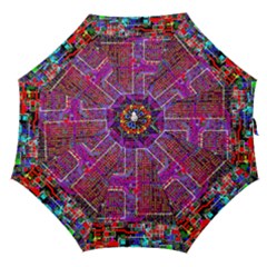 Technology Circuit Board Layout Pattern Straight Umbrellas