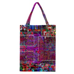 Technology Circuit Board Layout Pattern Classic Tote Bag by Ket1n9