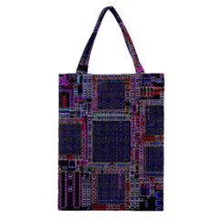 Cad Technology Circuit Board Layout Pattern Classic Tote Bag by Ket1n9