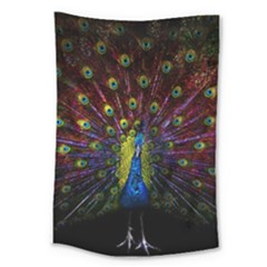 Beautiful Peacock Feather Large Tapestry by Ket1n9