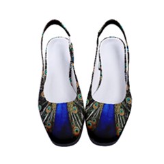 Peacock Women s Classic Slingback Heels by Ket1n9