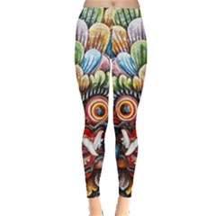 Wood Sculpture Bali Logo Everyday Leggings  by Ket1n9