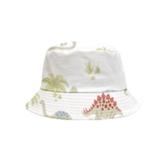 Dinosaur Art Pattern Bucket Hat (kids) by Ket1n9