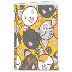 Cats Cute Kitty Kitties Kitten 8  X 10  Softcover Notebook by Ket1n9