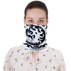 Ying Yang Tattoo Face Covering Bandana (adult) by Ket1n9