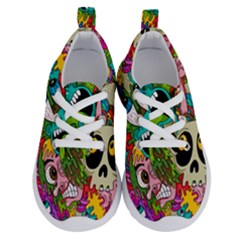 Crazy Illustrations & Funky Monster Pattern Running Shoes by Ket1n9
