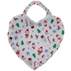 Christmas Giant Heart Shaped Tote by saad11