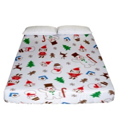 Christmas Fitted Sheet (california King Size) by saad11