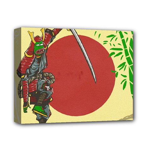 Meme Samurai Artwork Japaneses Deluxe Canvas 14  X 11  (stretched) by Cendanart