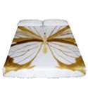 Simulated Gold Leaf Gilded Butterfly Fitted Sheet (Queen Size) View1