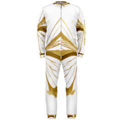 Simulated Gold Leaf Gilded Butterfly Onepiece Jumpsuit (men) by essentialimage