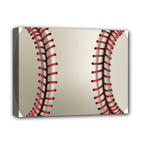 Baseball Deluxe Canvas 16  X 12  (stretched)  by Ket1n9