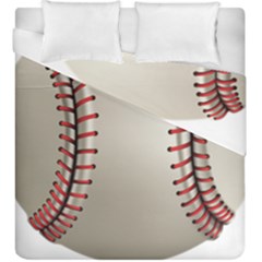 Baseball Duvet Cover Double Side (king Size) by Ket1n9