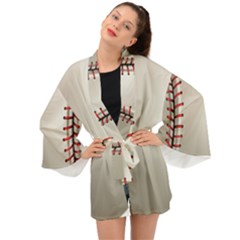 Baseball Long Sleeve Kimono by Ket1n9