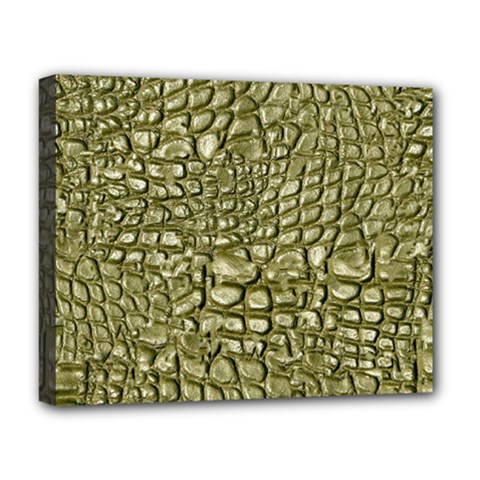 Aligator Skin Deluxe Canvas 20  X 16  (stretched)