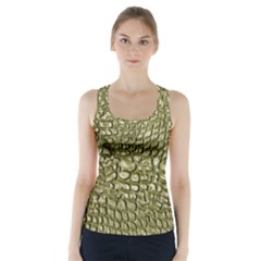 Aligator Skin Racer Back Sports Top by Ket1n9