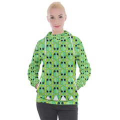 Alien Pattern- Women s Hooded Pullover by Ket1n9