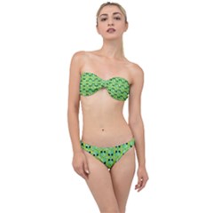 Alien Pattern- Classic Bandeau Bikini Set by Ket1n9