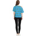 Alien Pattern One Shoulder Cut Out T-Shirt View2