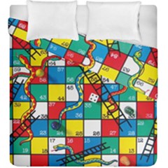 Snakes And Ladders Duvet Cover Double Side (king Size) by Ket1n9