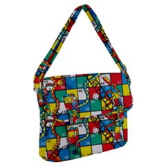 Snakes And Ladders Buckle Messenger Bag by Ket1n9