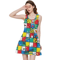 Snakes And Ladders Inside Out Racerback Dress