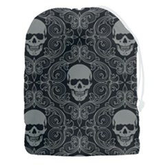 Dark Horror Skulls Pattern Drawstring Pouch (3xl) by Ket1n9