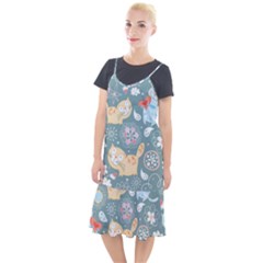 Cute Cat Background Pattern Camis Fishtail Dress by Ket1n9
