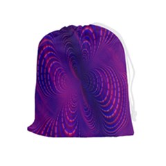 Abstract Fantastic Fractal Gradient Drawstring Pouch (xl) by Ket1n9