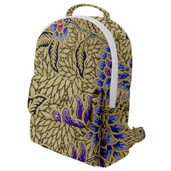 Traditional Art Batik Pattern Flap Pocket Backpack (small)