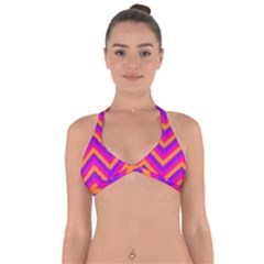 Chevron Halter Neck Bikini Top by Ket1n9