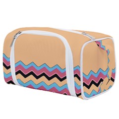 Chevrons Patterns Colorful Stripes Toiletries Pouch